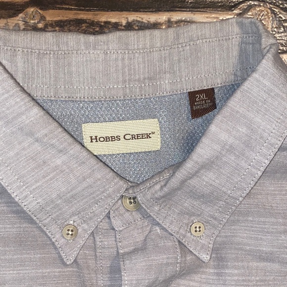 Classic Light Gray Button-Down Shirt - Picture 3 of 3